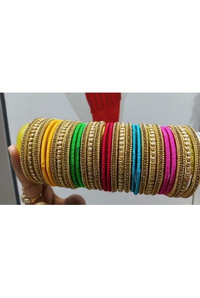 Bangle Set - Red Blue Green pink Yellow Bangle Set - Red Blue Green pink Yellow